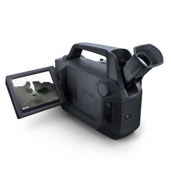 surveillance camera in industrial facility