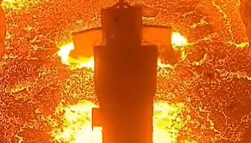 FLIR thermal scanner detecting heat variations in equipment